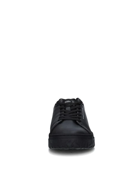 SNEAKERS BASSE COURT THICK CUPSOLE UOMO NERO