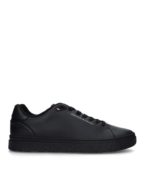 SNEAKERS BASSE COURT THICK CUPSOLE UOMO NERO