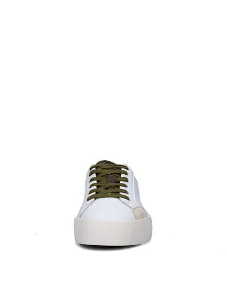 SNEAKERS BASSE Z35140 STREET UOMO BIANCO VERDE MILITARE