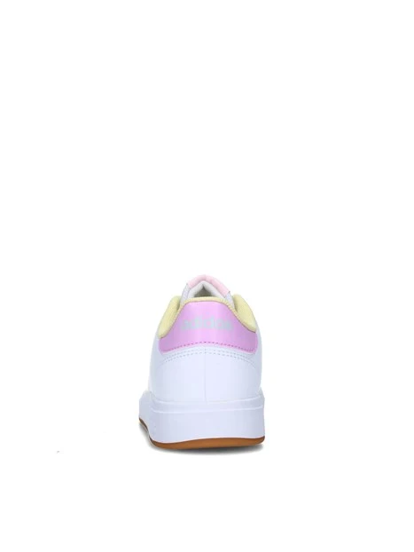 SNEAKERS BASSE ADVANTAGE BASE 2.0 DONNA BIANCO ROSA GIALLO