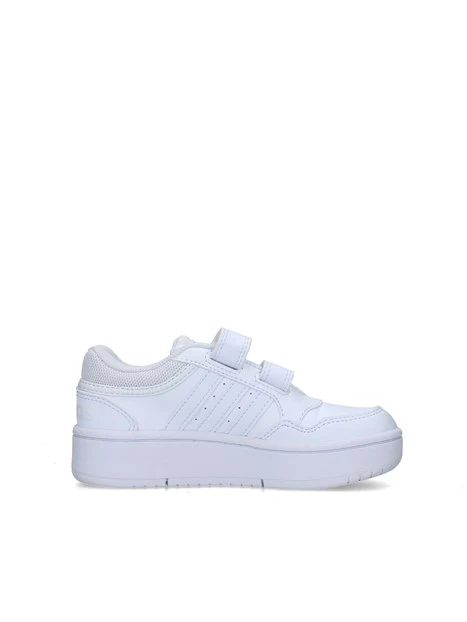 SNEAKERS BASSE IH7899 HOOPS 3.0 UNISEX BAMBINO BIANCO