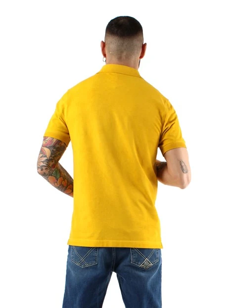 POLO MANICA CORTA SPECIAL DYED BEACH UOMO GIALLO