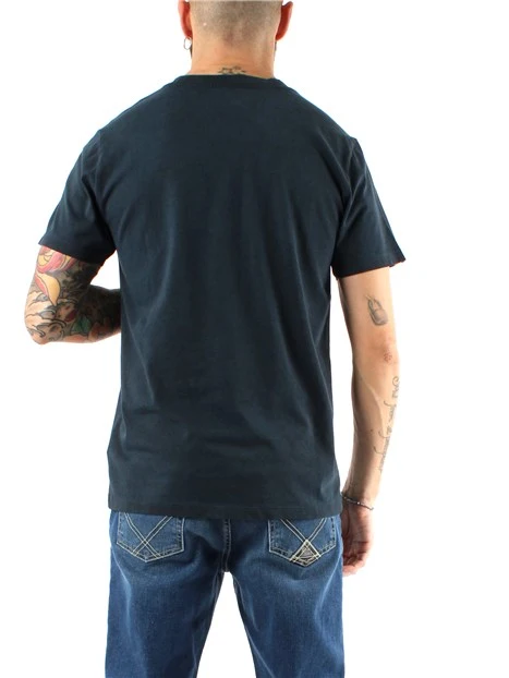 T-SHIRT MANICA CORTA SPECIAL DYED BEACH UOMO BLU NAVY