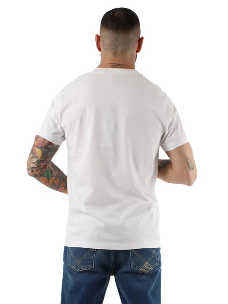 T-SHIRT MANICA CORTA SPECIAL DYED BEACH UOMO BIANCO