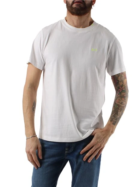 T-SHIRT MANICA CORTA SPECIAL DYED BEACH UOMO BIANCO