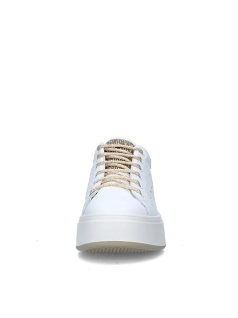 SNEAKERS PLATFORM 7657311 DONNA BIANCO PLATINO