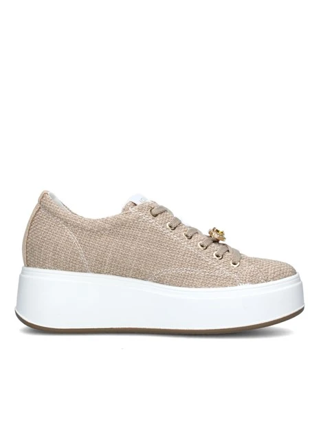 SNEAKERS PLATFORM 7657411 DONNA BEIGE