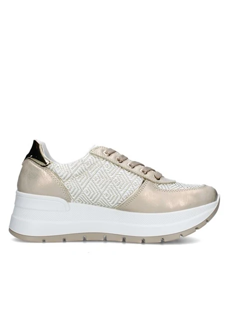 SNEAKERS PLATFORM 7661311 DONNA BEIGE