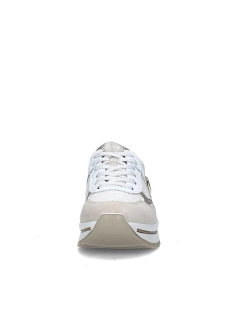 SNEAKERS PLATFORM 7660511 DONNA BEIGE BIANCO