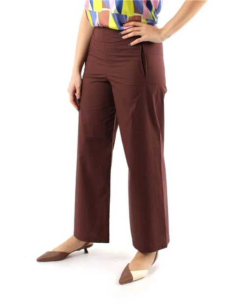 PANTALONI PALAZZO BOJAN DONNA MARRONE