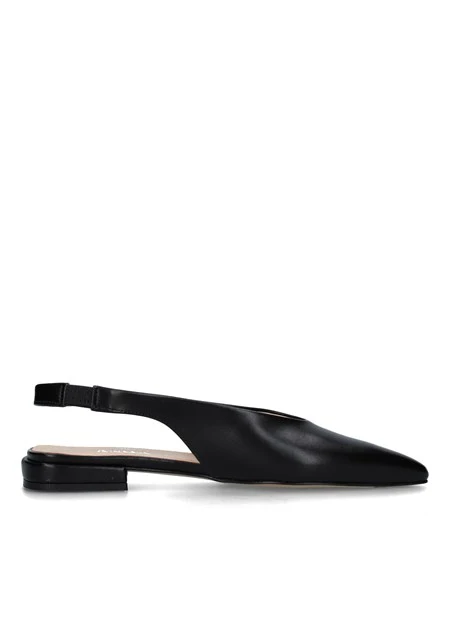 SLINGBACK 411A100 DONNA NERO