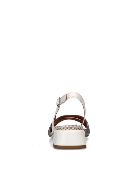 SANDALI TACCO BASSO 2213/MUSA DONNA BIANCO