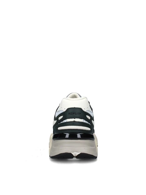 SNEAKERS BASSE RS9M0009T UOMO BIANCO VERDE SCURO