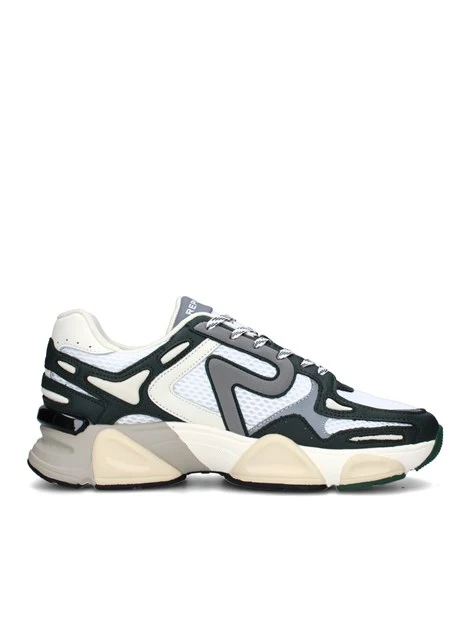 SNEAKERS BASSE RS9M0009T UOMO BIANCO VERDE SCURO