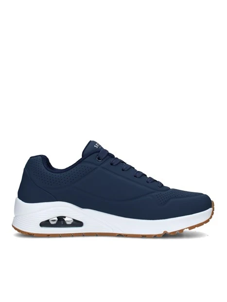 SNEAKERS BASSE UNO - STAND ON AIR UOMO BLU NAVY