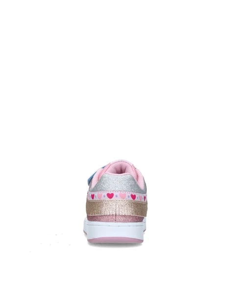 SNEAKERS BASSE LKAA8049AGL GLITTERATE BAMBINA CELESTE