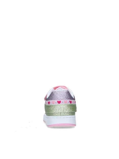 SNEAKERS BASSE LKAA8049AGL GLITTERATE BAMBINA FUCSIA