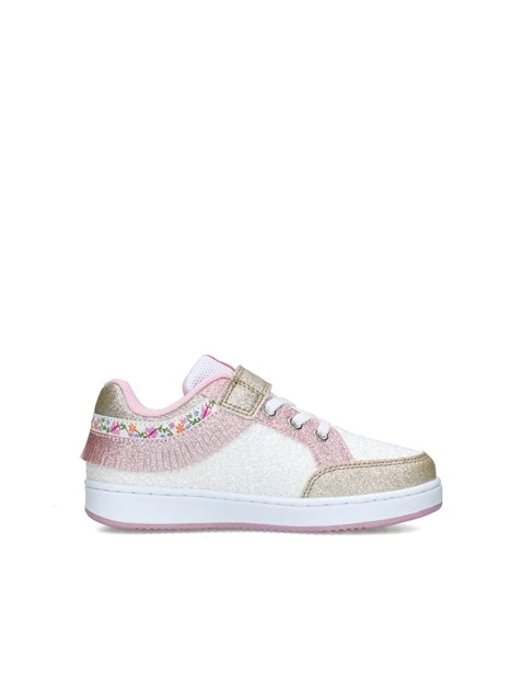 SNEAKERS BASSE LKAL8054A00 BAMBINA BIANCO ORO