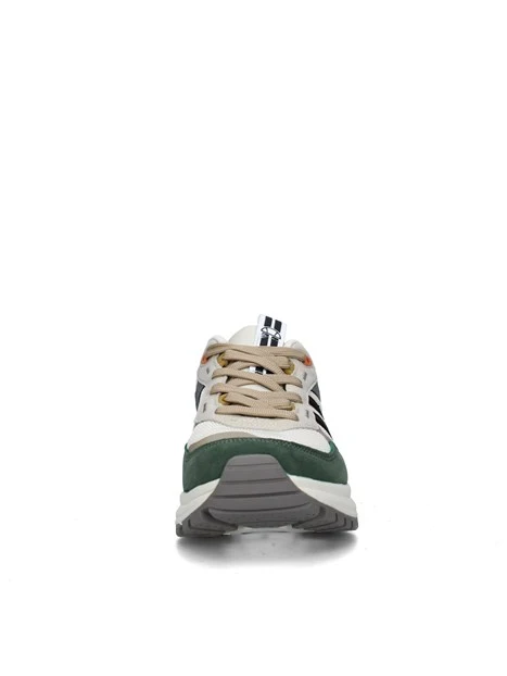 SNEAKERS BASSE GRADY001 BIANCO VERDE ARANCIO