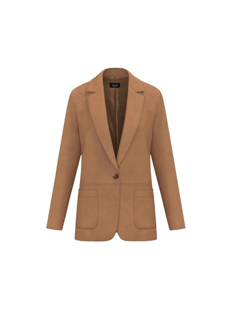 GIACCA BLAZER IN JERSEY DONNA MARRONE